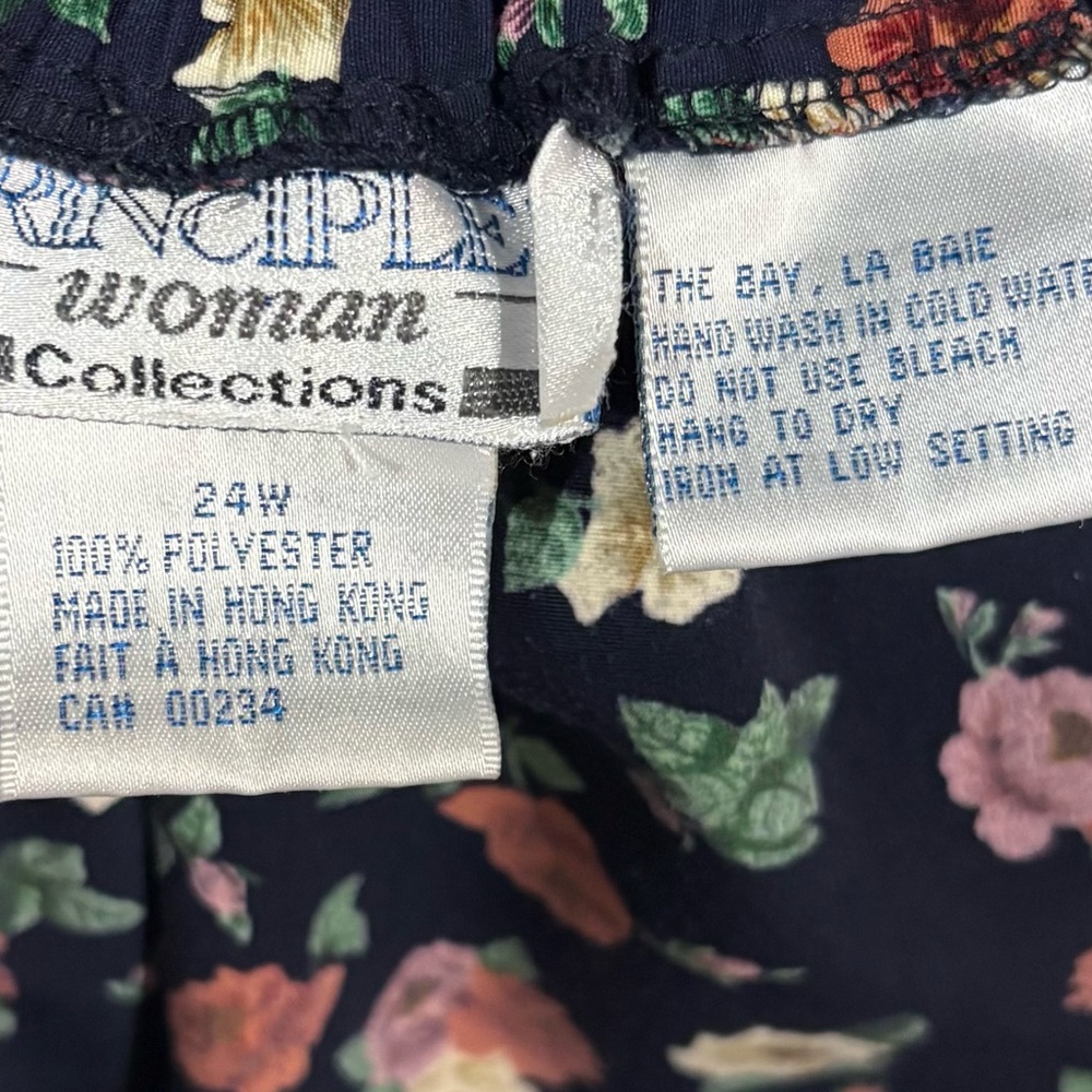 VINTAGE Floral Skirt with Pockets - Picture 7 of 7